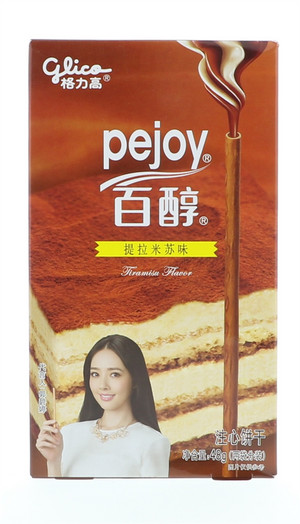 Glico格力高pejoy百醇提拉米苏味注心饼干