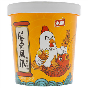 永健酸辣柠檬味脱骨凤爪