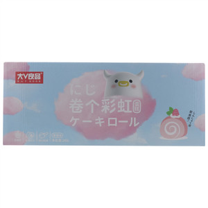 大V良品草莓味卷个彩虹蛋糕