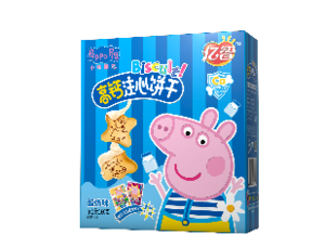 亿智Peppa pig小猪佩奇高钙注心饼...