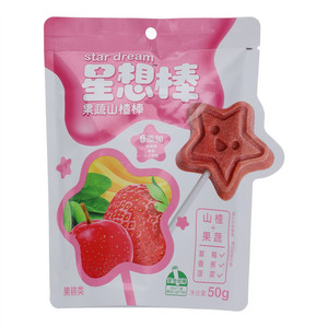 星想棒草莓+香蕉+菠菜果蔬山楂棒