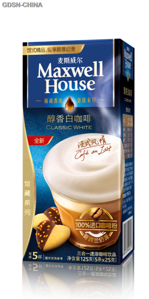 麦斯威尔三合一速溶 馆式醇香白咖啡 5条