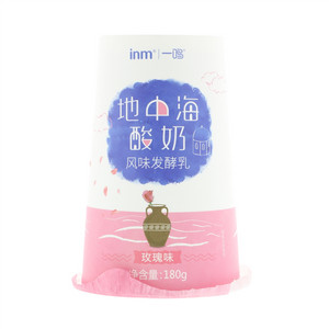 inm/一鸣地中海酸奶风味发酵乳玫瑰味180g
