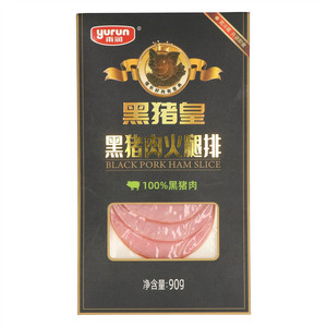 yurun雨润黑猪皇黑猪肉火腿排