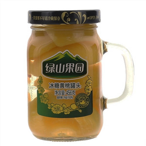 绿山果园冰糖黄桃罐头