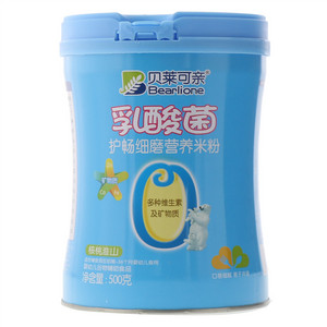贝莱可亲核桃淮山乳酸菌护畅细磨营养米粉