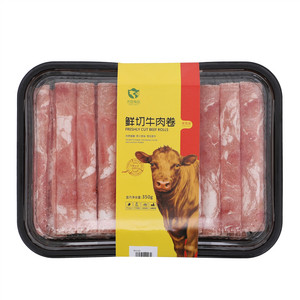 优旺食品鲜切牛肉卷家庭装