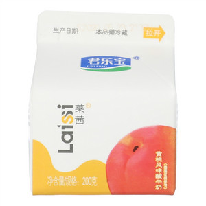 君乐宝莱茜Laissi黄桃风味酸牛奶