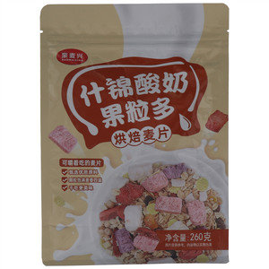 豪麦兴什锦酸奶果粒多烘焙麦片