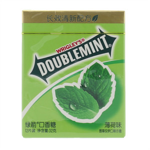 绿箭金装口香糖薄荷味