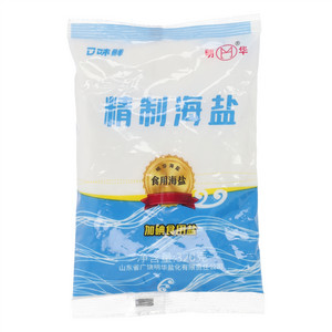 明华口味全系列精制海盐加碘食用盐