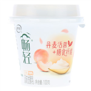 伊利畅轻白桃纤酪乳风味发酵乳