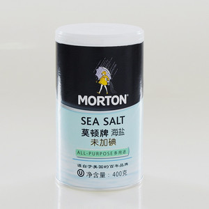 莫顿牌海盐（未加碘）