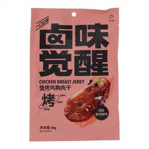 卤味觉醒海盐黑胡椒味慢烤鸡胸肉干