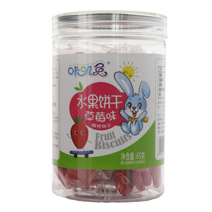 咔叽兔草莓味水果饼干