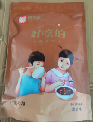 周大黑咸香味黑米糊