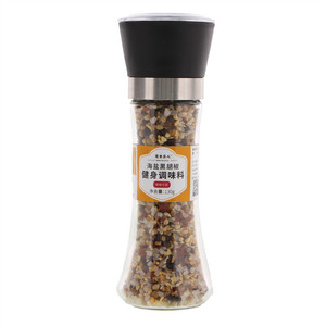 撸铁狂人海盐黑胡椒健身调味料