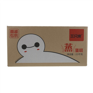 三只果蒸蛋糕（奶香味）