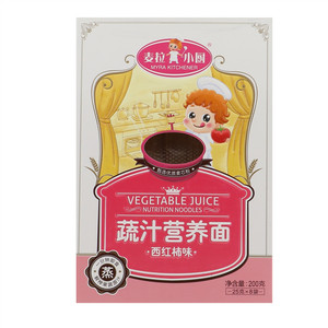 麦拉小厨西红柿味蔬汁营养面