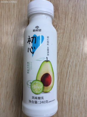 新希望初心青瓜牛油果风味酸乳