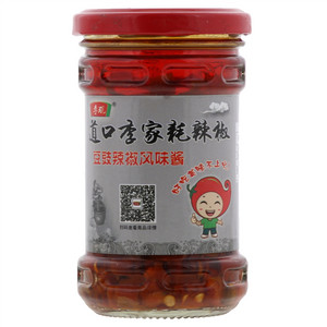 李琨道口李家耗辣椒豆豉辣椒风味酱