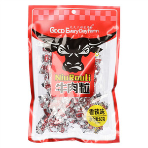 天天上好农场香辣味牛肉粒