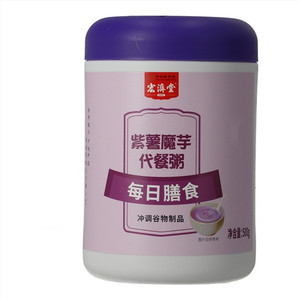 宏济堂紫薯魔芋代餐粥