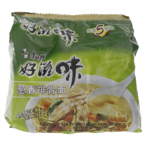 康师傅好滋味葱香排骨油炸方便面