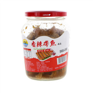 潮潮进鱼香辣带鱼罐头