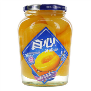 真心黄桃罐头