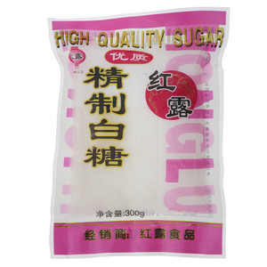 露露红红白砂糖300g