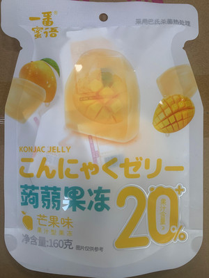 一番蜜语蒟蒻果冻芒果味