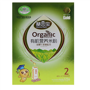 慧因宝胡萝卜苹果配方有机营养米粉