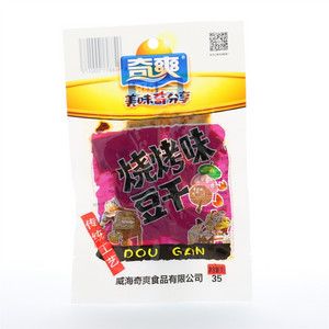 奇爽烧烤味豆干35克