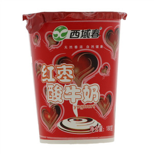 西域春红枣酸牛奶