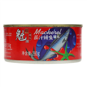 魁牌茄汁鲭鱼罐头