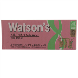 Watson's 屈臣氏 四罐混合装X苏打汽水