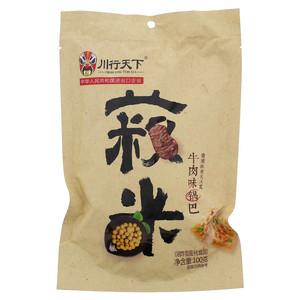 川行天下菽米牛肉味锅巴