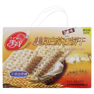 美丹白苏打芝麻味饼干