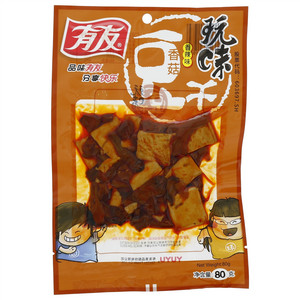 有友香辣味玩味香菇豆干