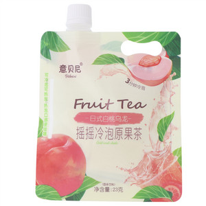 意贝尼日式白桃乌龙摇摇冷泡原果茶