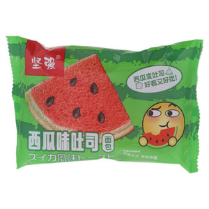 坚强西瓜味吐司面包