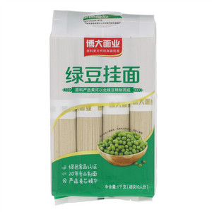 博大谷蔬系列绿豆挂面（花色挂面）