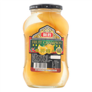 果状元糖水黄桃罐头
