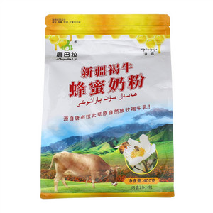 唐巴拉新疆褐牛蜂蜜奶粉