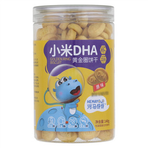 河马伢伢小米DHA黄金圈饼干（原味）