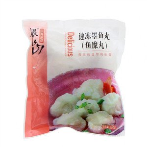 银水山速冻墨鱼丸（鱼糜丸）