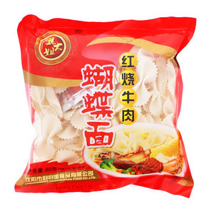 魏大姐红烧牛肉蝴蝶面（花色挂面）