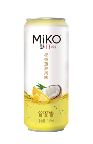 魅口白桃伏特加风味鸡尾酒330ml