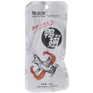 知名堂黑果食品原味鸭翅